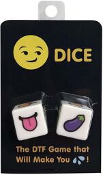 Dés Coquins Emojis Coquins DTF Noir