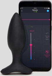 Plug Anal Vibrant Connecté Hush 2 S Noir