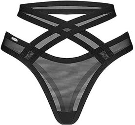 Mercuris string noir Noir