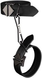 Ensemble de menottes pour chevilles et poignets - noir