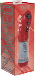 StrokeMate - Suction Rotation and Thrusting Masturbator Pump - Metallic Red
