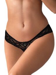 String Ouvert 837-THC-1 Noir