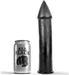 dildo tout noir 24cm
