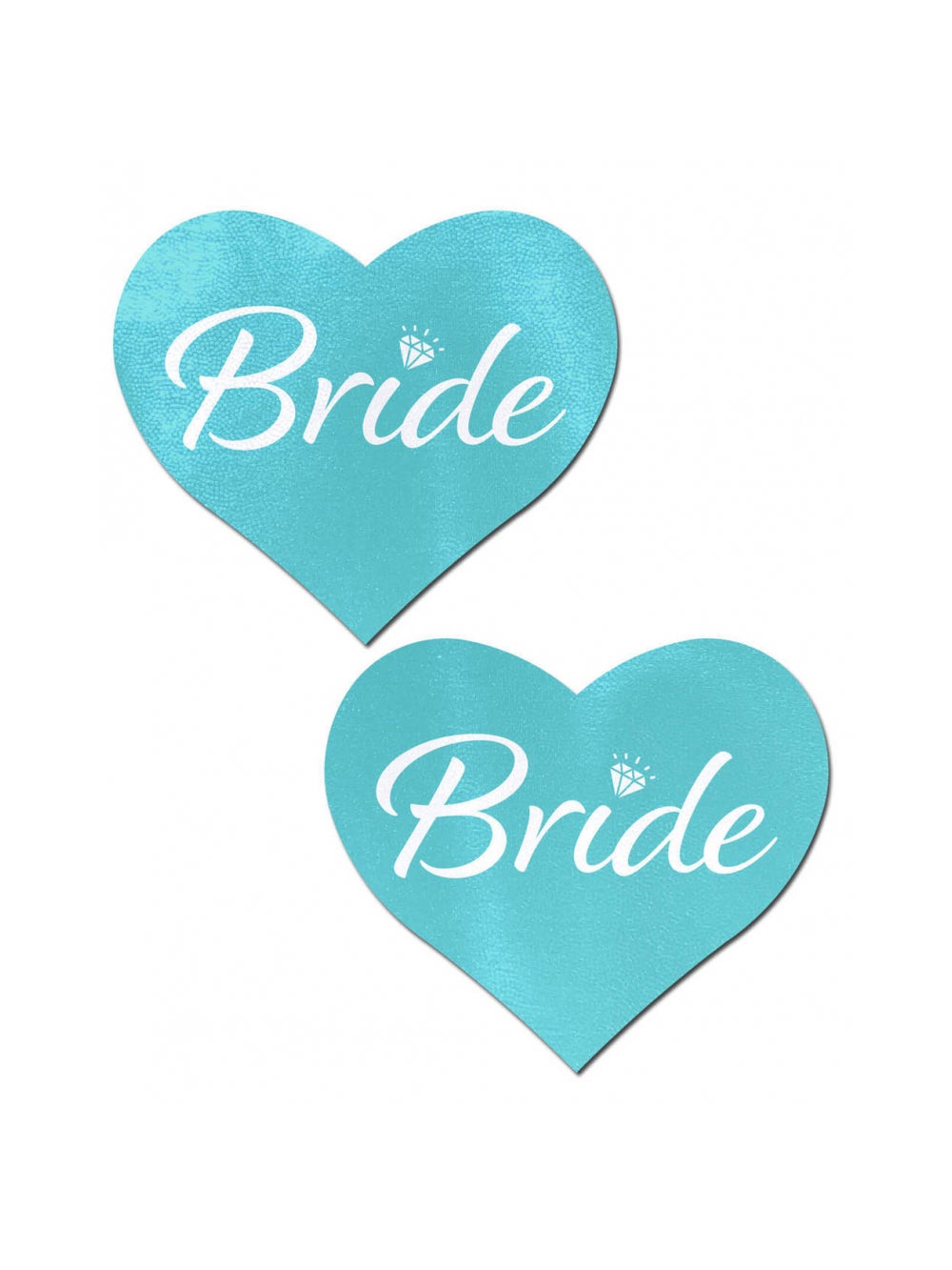 Caches-Tétons Coeur Bride Bleu
