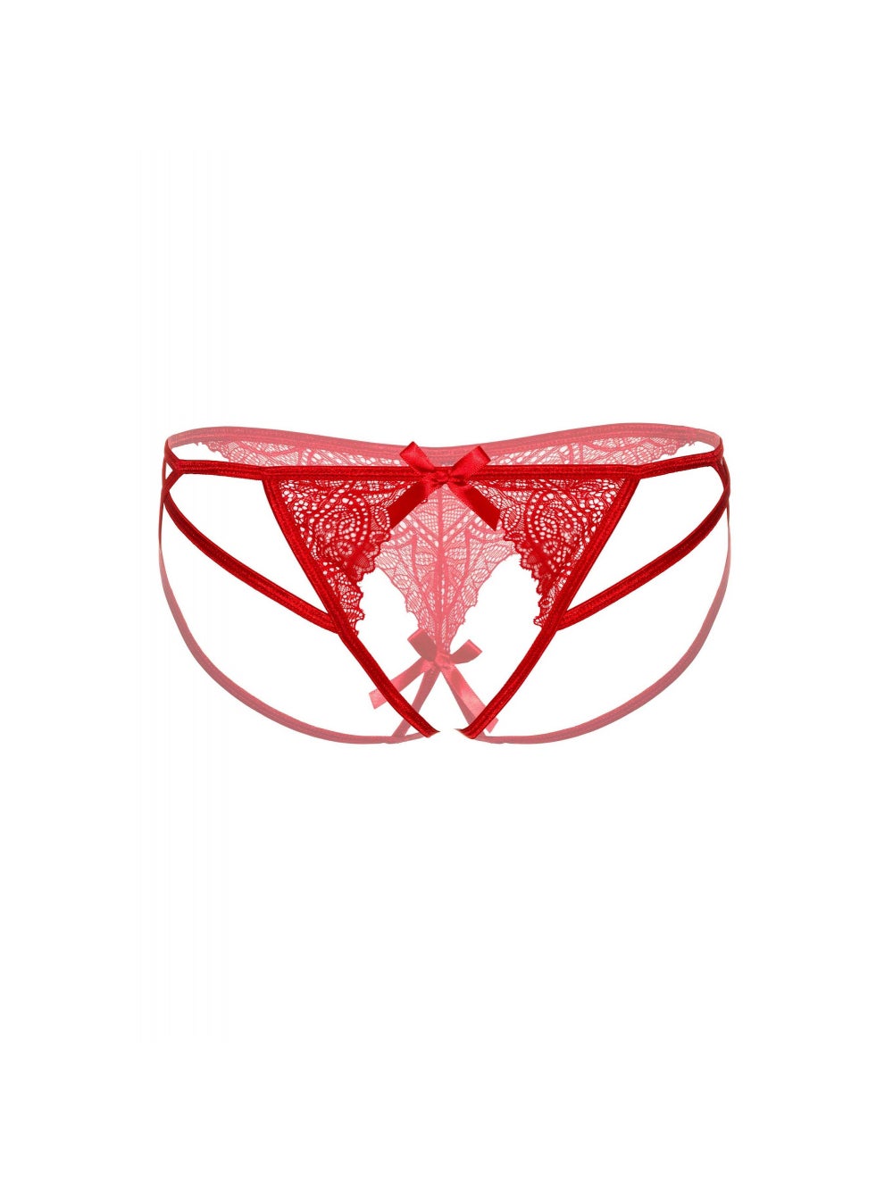 Culotte Ouverte Naomi Rouge