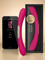 BOOMERANG Vibromasseur Double - Cerise
