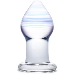 Glas - Amethyst Rain Glass Butt Plug