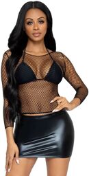Top manches longues Maille - Noir Noir