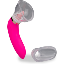 Pompe à vulve avec langue et 2 embouts