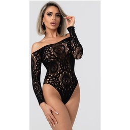 - Seduction Lace & Mesh Bodysuit