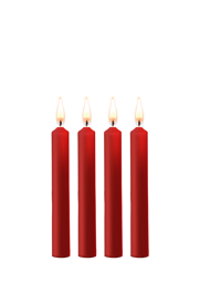 Bougies de cire excitantes - 4 Pieces - Red