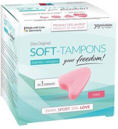 Soft-Tampons Mini Boîte de 3 Rose