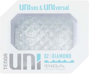 Masturbateur Mini Unisexe Uni Diamond Transparent
