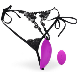 Culotte vibrante et massante Penelope Vibromasseur femme et couple - Violet