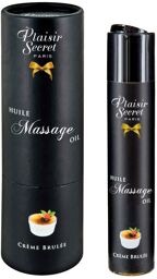 Huile de Massage Gourmande Cràme Brûlée Noir