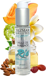 Huile de massage professionnelle RIO 100% naturelle - 50 ml