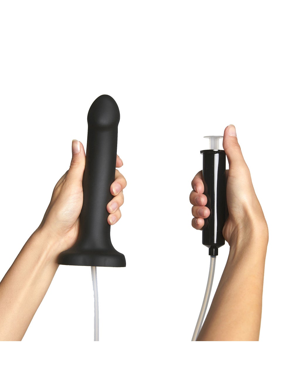 Dildo éjaculateur Strap-on-Me L noir