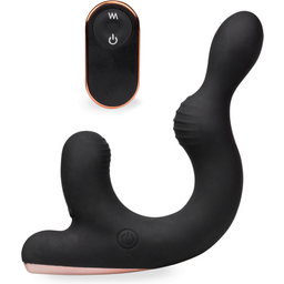 Vibromasseur vibro homme gode anal Masseur de testicules vibrant Jool - Noir