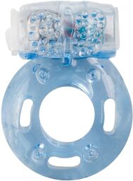 Anneau pénien vibrant avec stimulateur clitoridien clouté