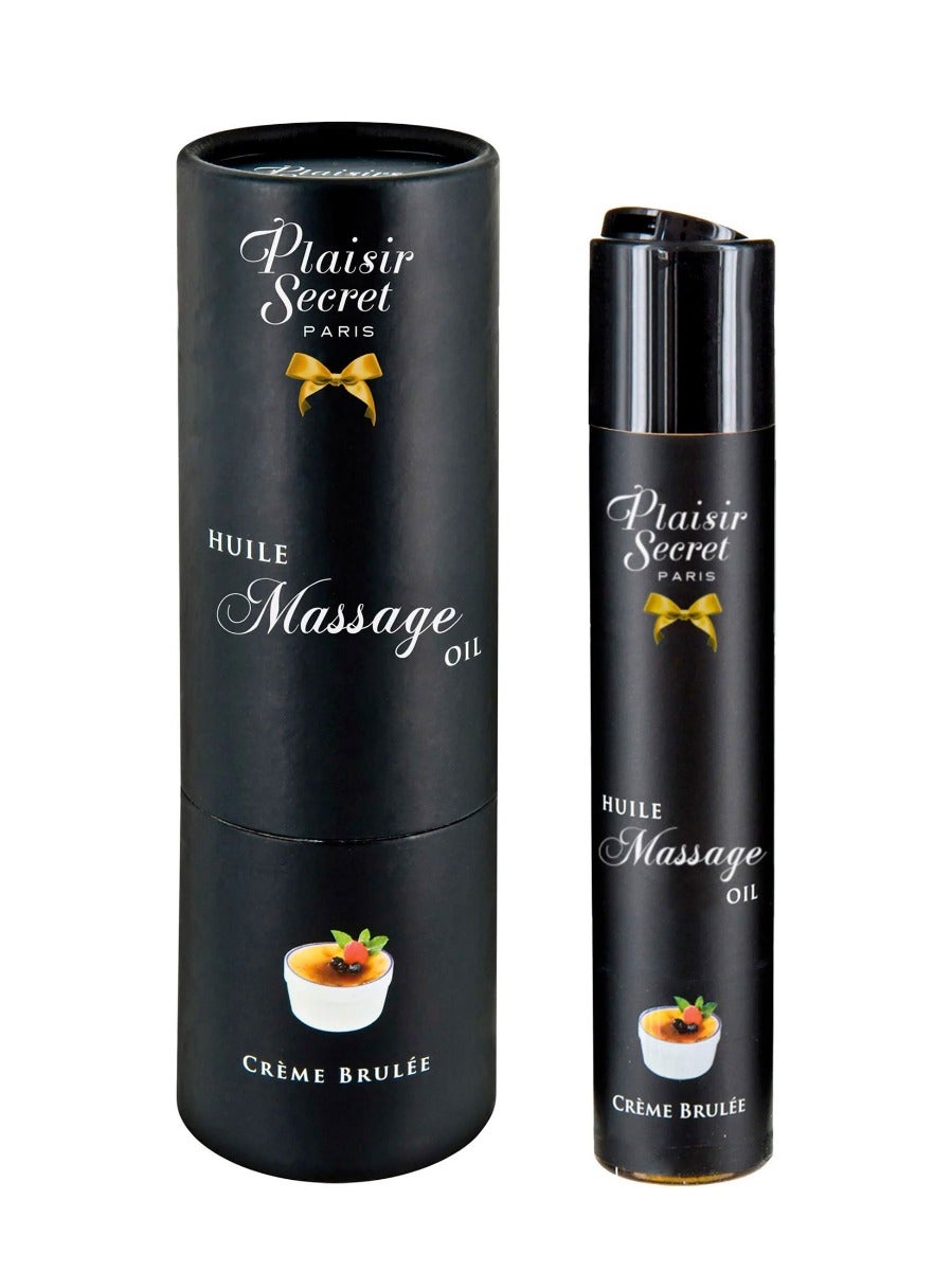 Huile de Massage Gourmande Crème Brûlée