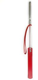Cravache Métal Courte mèche Longue Rouge Rouge