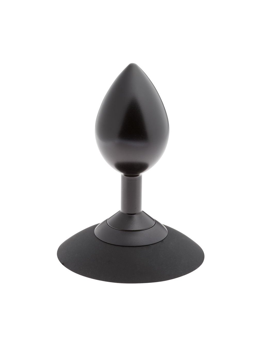 Plug Anal Ventouse en Aluminium Alu-Plug Noir Large