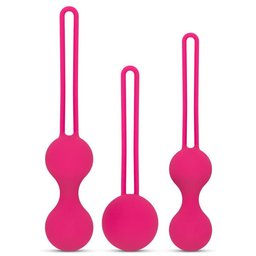 Ensemble de boules de Kegel lestées - Rose
