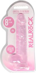 Gode Jelly Réaliste 19cm Rose