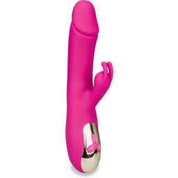 Vibromasseur rabbit vibrant et rotatif Leki