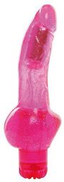 VIBRATOR JAMMY JELLY FLARY GLITTER ROSE