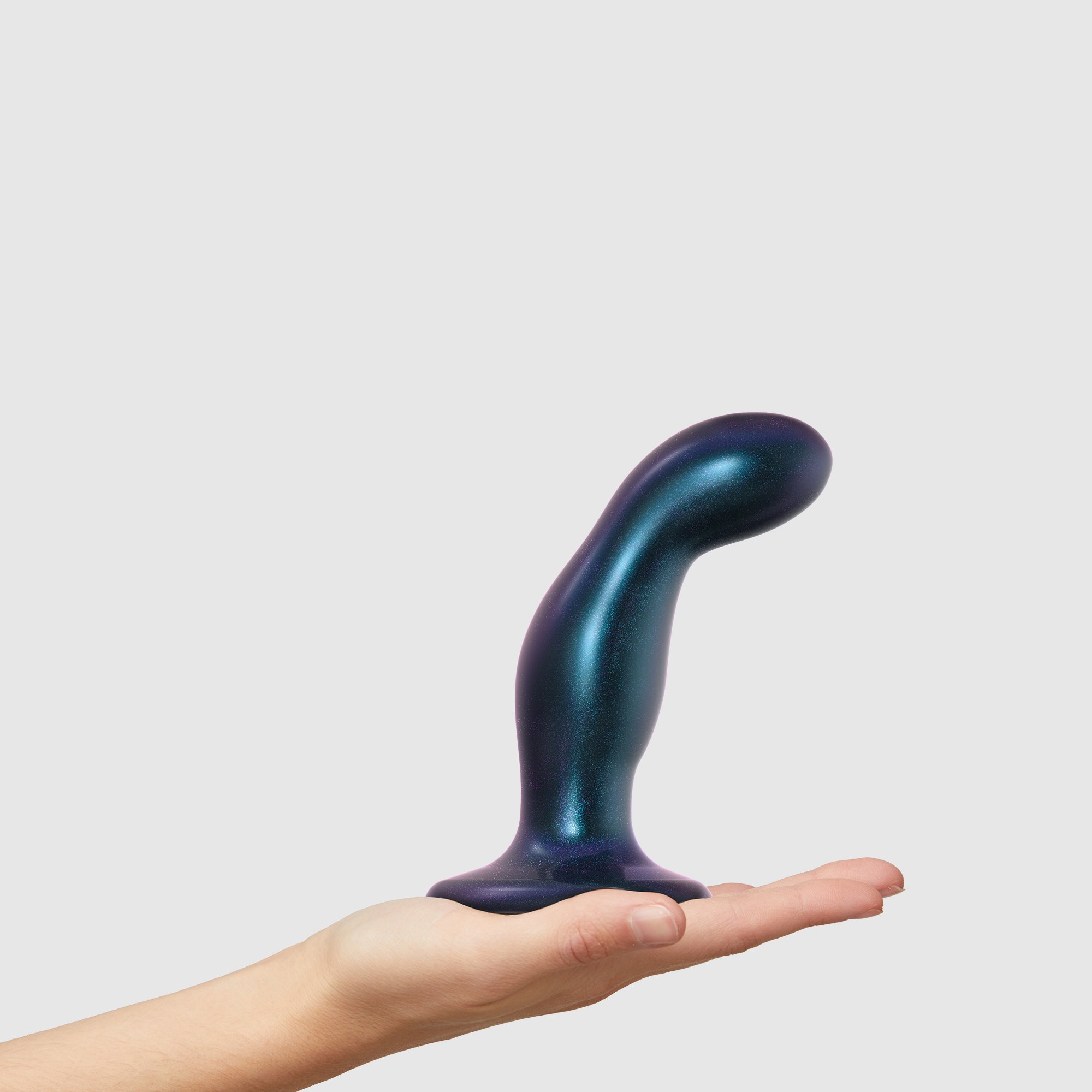 Dildo Plug Snaky Bleu Métallique