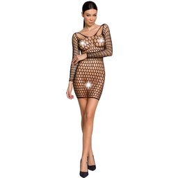 BS093 Robe en Résille avec Manches