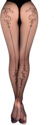 Collant fantaisie Panty 20 deniers Noir