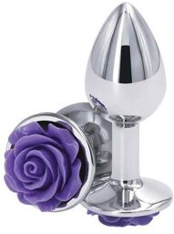 Plug Anal Bijou Rear Assets Rose Medium Violet