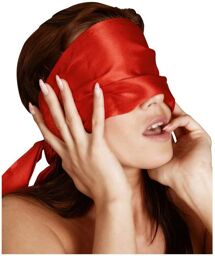 Écharpe de Bondage en Satin Rouge