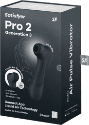 Pro 2 Generation 3 Noir APP - Air Pulse Vibrator