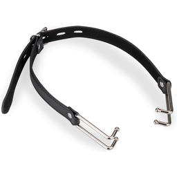 Ecarteur de bouche réglable en similicuir et métal