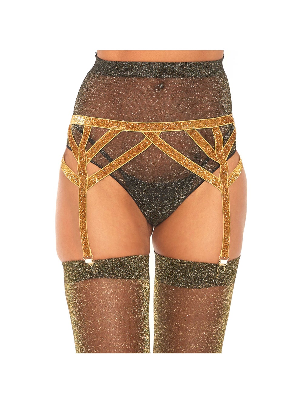 Porte-Jarretelles 8887 Lurex Brillant Or