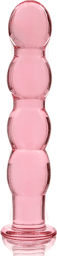 LE 10 GODE EN VERRE BOROSILICATE 16,5 X 3,5 CM ROSE