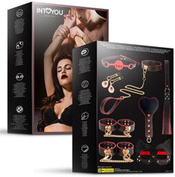Set de bondage 8 pièces pour jeux érotiques