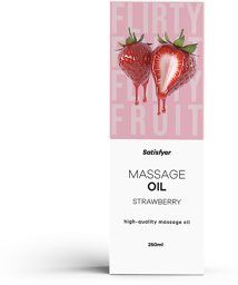 Huile de massage haute qualité - Fraise 250ml