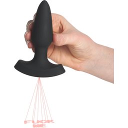 Laser Series Fuck Me Plug Anal Télécommandé Petit 12 cm