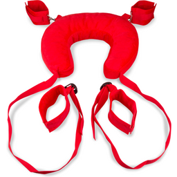 Menottes bondage chevilles et poignets avec coussin