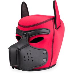 Cagoule de chien en néoprène tête colorée Puppy Play Kinky