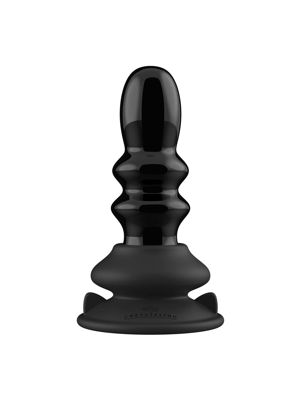Plug Anal en Verre Vibrant Ribbly