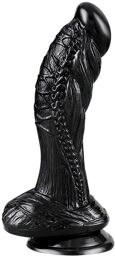 Gode Monster Seemus 15 x 4.5cm Noir