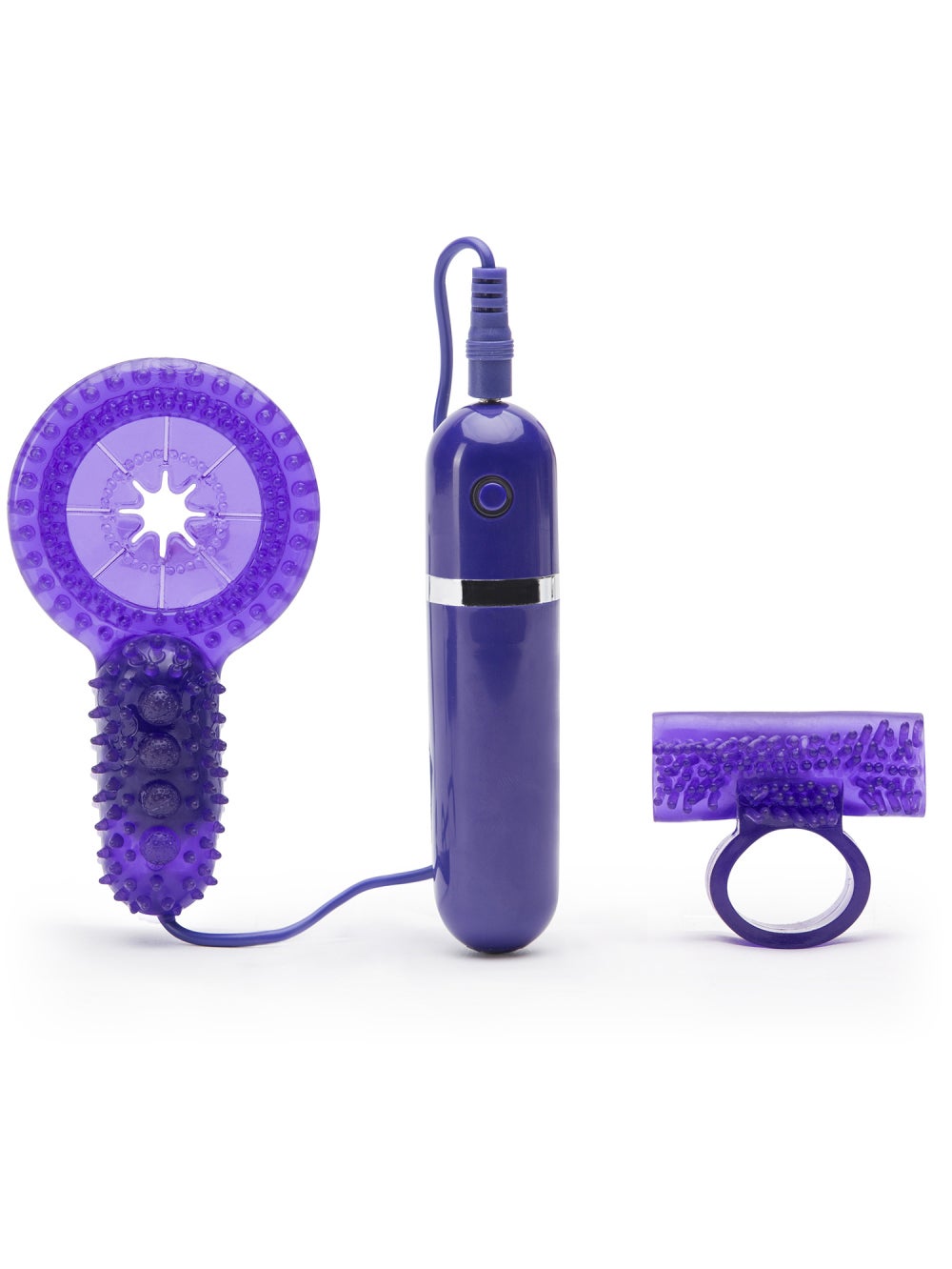 Kit anneau vibrant Bedtime Bullet 3 pièces