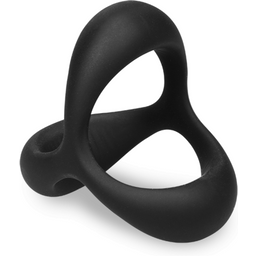 Anneau pénis ring pénien et testicules Maximus - Cockring penien pour homme et couple - Noir