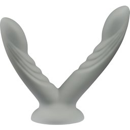 Double Gode en Silicone Ondulé