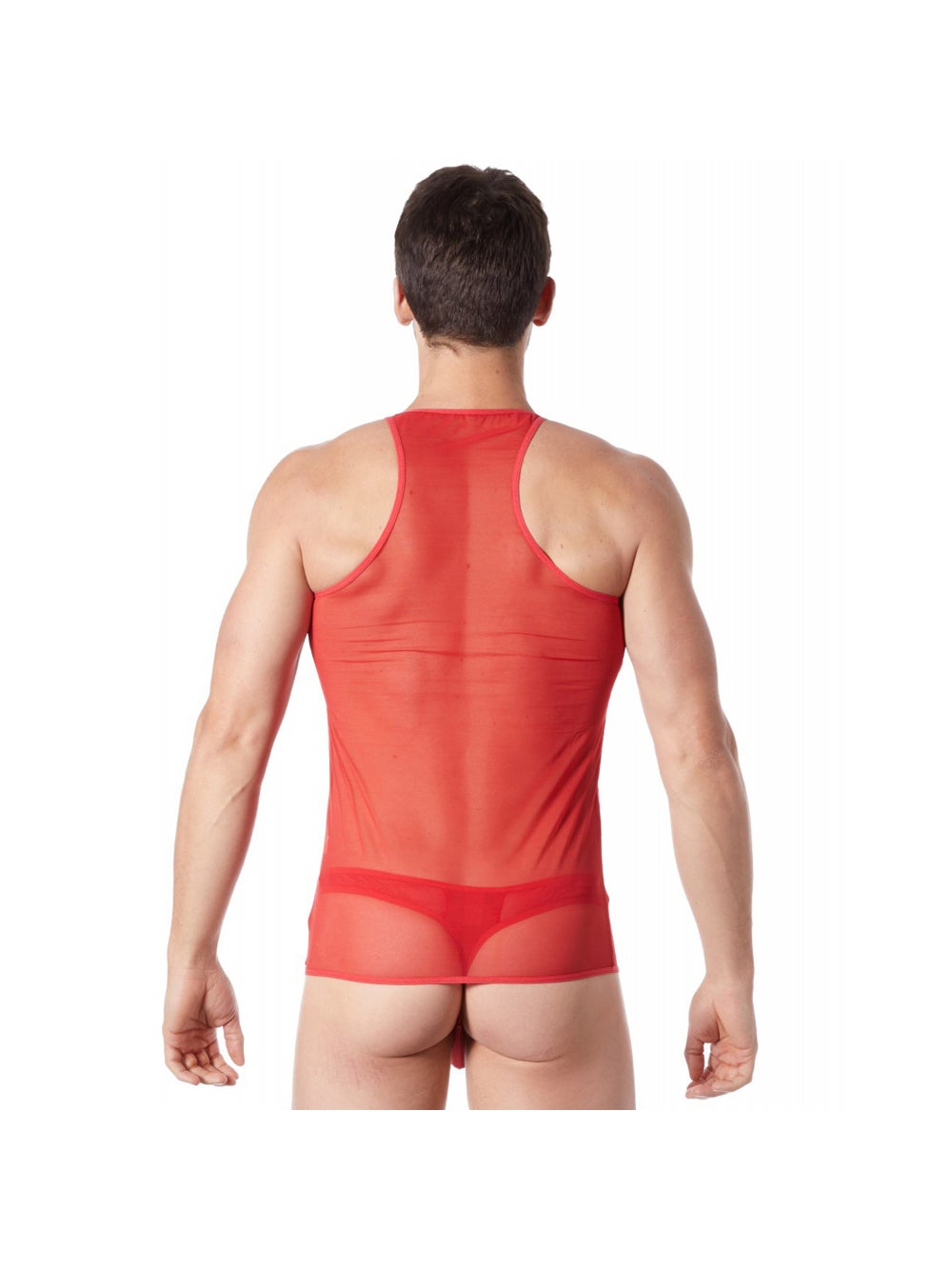 Débardeur Maille Fine LM92 Rouge